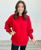 Oversized Hoodie Sweater Top (Reg)-4 Colors