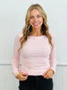 Barely There Boat Neck Ribbed Top (Reg.)-3 Colors
