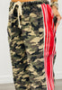 Camo Red Sport Stripe Drawstring Pants (Reg.)
