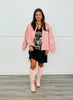 Pink West Coast Rodeo Embroidered Bomber Jacket (Reg & Plus)