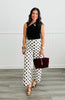 Polka Dot Wide Leg Pants (Reg.)