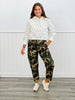 Taupe/Ivory Floral Hoodie Sweatshirt (Reg.)