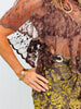 Coffee Lace & Grace Sheer Poncho (Reg.)