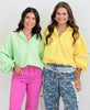 Snap Button Pullover Sweatshirt (Reg.)-2 Colors