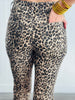 Leopard Tonal Crop Flare Pants (Reg.)