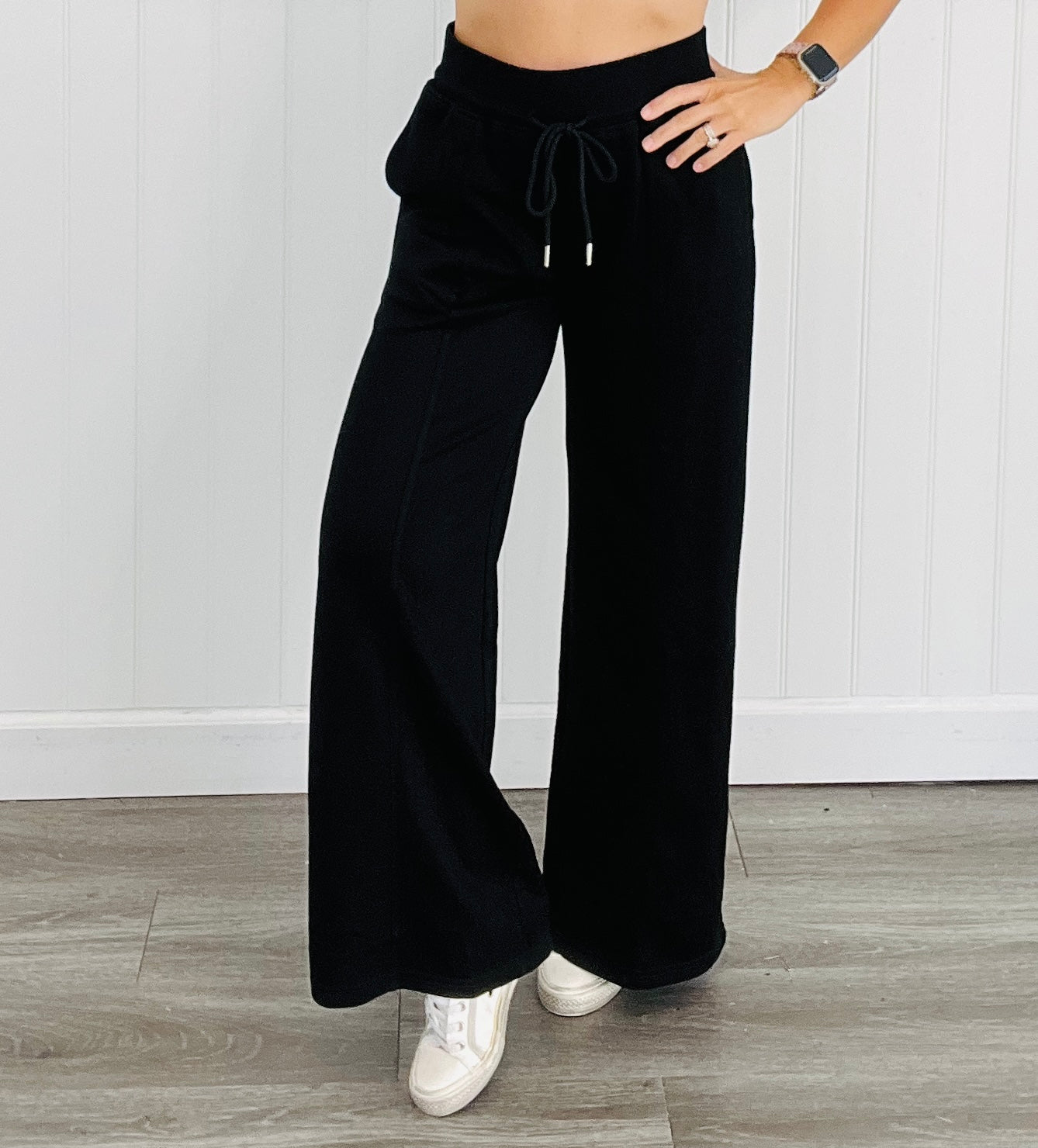 Solid Comfy Wide Leg Pants (Reg. & Plus) - 4 Colors