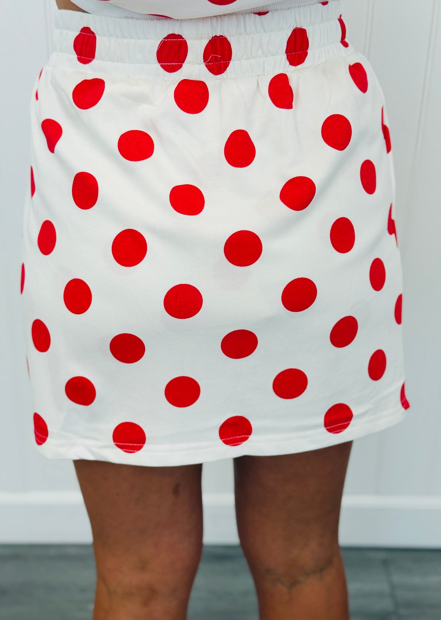 Monroe Polka Dot Sleeveless Top & Skort Set (Reg.) - 4 Colors