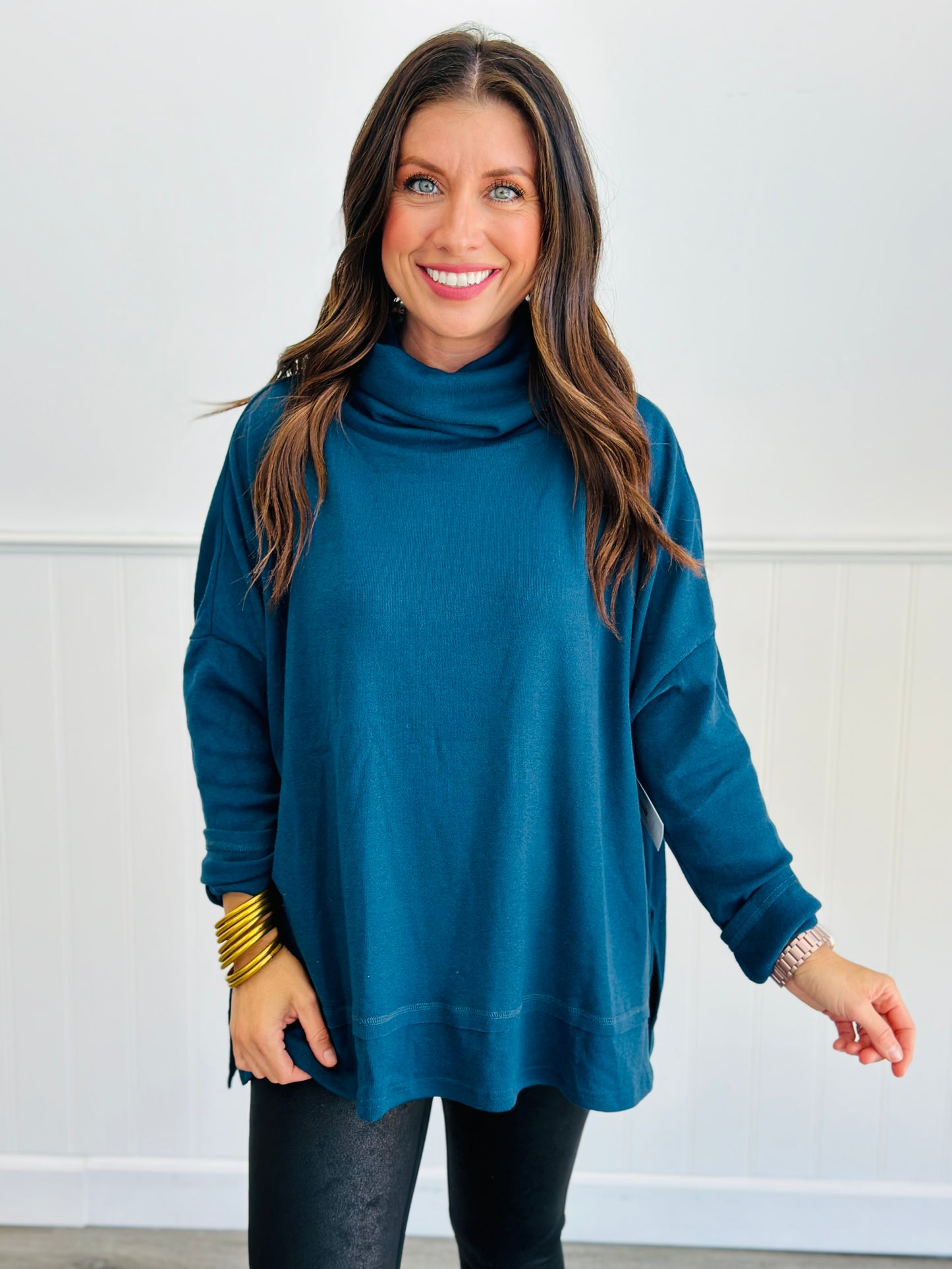 Turtleneck Love Sweater (Reg & Plus)-5 Colors