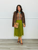 Leopard Print Zip Up Jacket (Reg. and Plus)