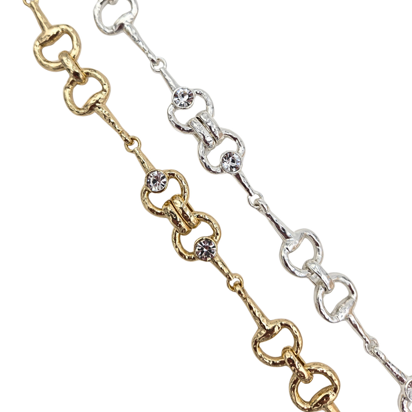 Horsebit Bling Necklace (2 colors)