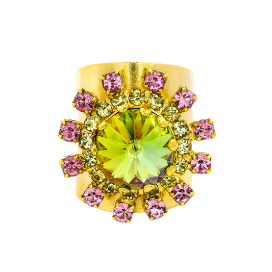 TOVA - The Blaire Ring in Peridot Glimmer