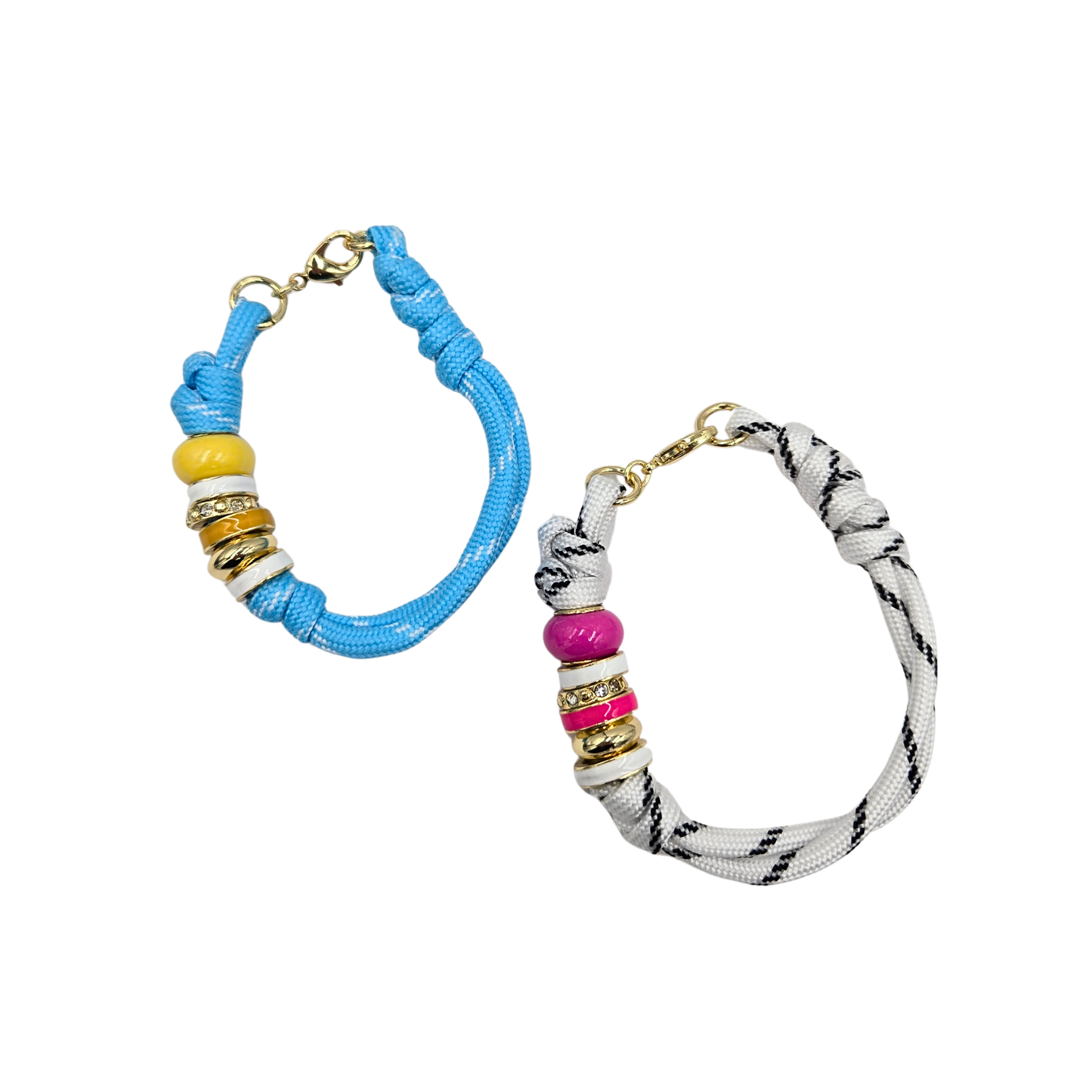 Bungee Cord Beaded Bracelet (2 colors)