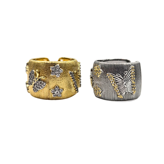 Two Tone Butterfly Ring (2 colors)