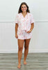 Pink Coquette Bow Button Down PJ Shorts Set (Reg. & Plus)