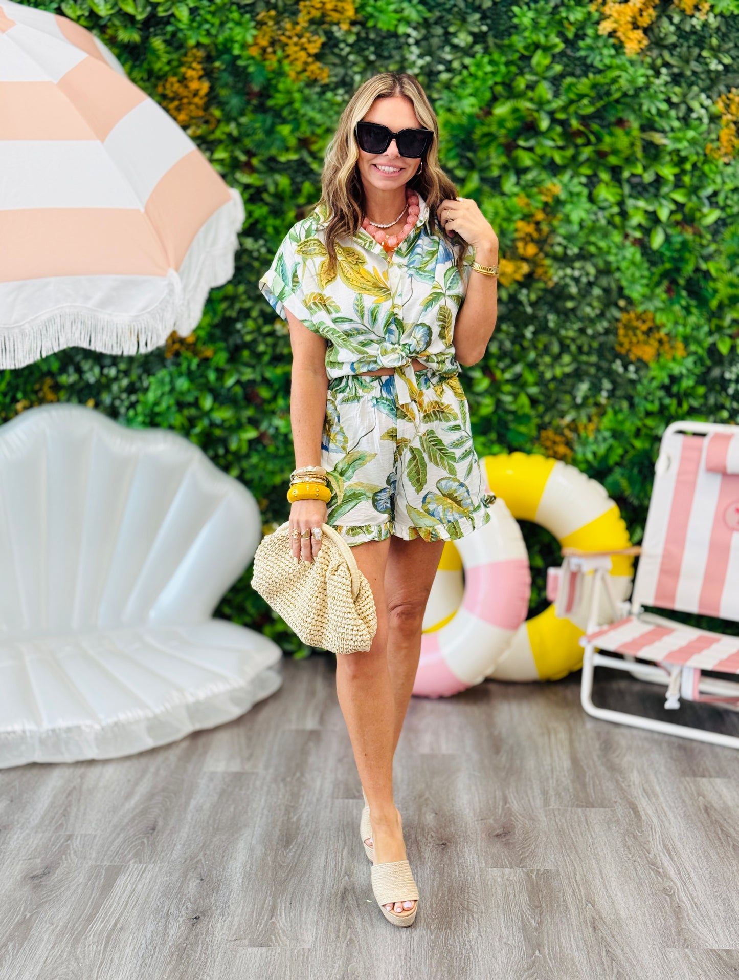 Tropical Dream Shirt & Short Set (Reg & Plus)