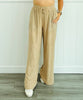 Taupe Brushed Hacci Knit Pants (Reg & Plus)