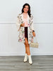 Leopard Floral Faux Suede Blazer (Reg. and Plus)