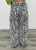 Zebra Print Wide Leg Barrel Pants (Reg.)