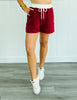 Garnet Elastic High-Waist Short (Reg.)