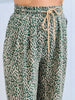 Leopard/Teal Wide Leg Pants (Reg & Plus)