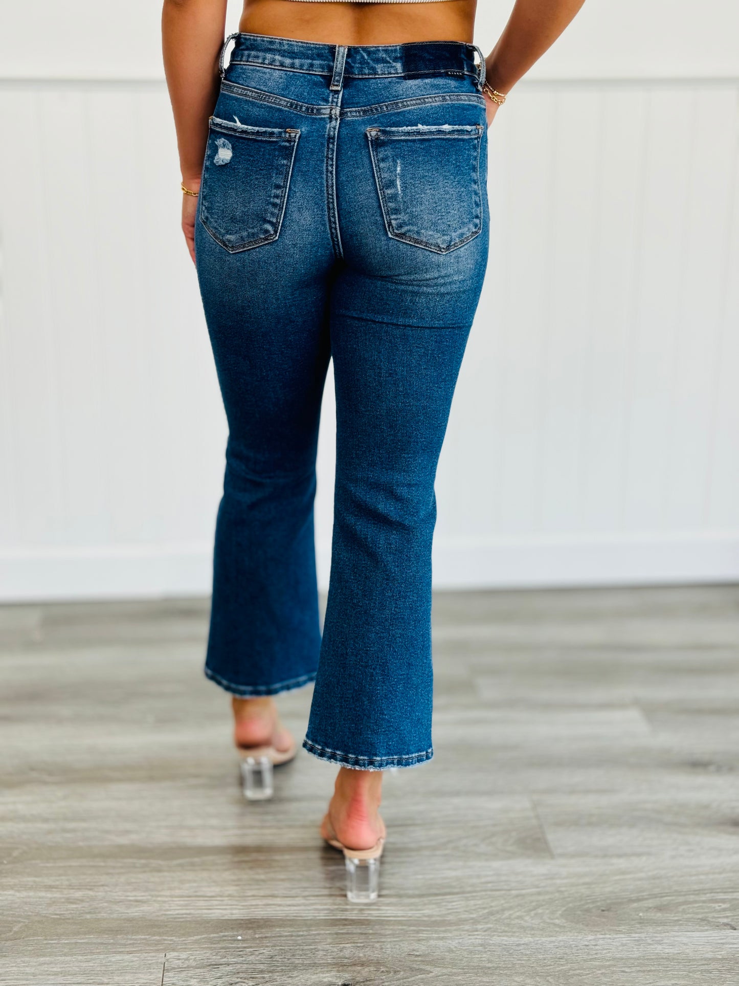 Risen Button It Up Crop Jeans (Reg & Plus)