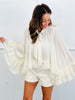 Ruffled Chiffon High Low Blouse (Reg & Plus) - 2 Colors