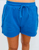 Deep Indigo Half Zip LS Tee & Short Set (Reg.)