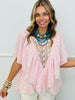POL Pink Lace Cape Top (Reg.)