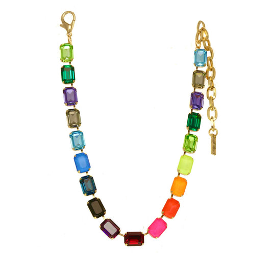 TOVA - The Jabari Necklace - Electric Rainbow