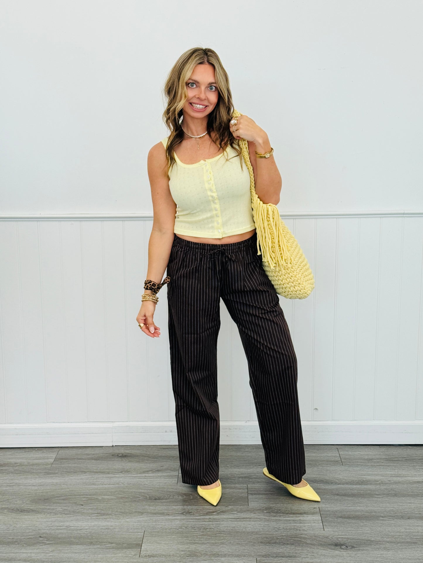 Striped Pocket Pants (Reg.) - 2 Colors