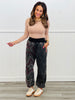 Oli & Hali Black Star Applique Jogger Pants (Reg.)