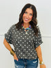 Polka Dot Curly Rib Knit Top (Reg.) - 6 Colors