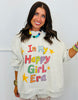 Heather Grey Happy Girl Reversible Sweatshirt (Reg.)