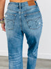 Judy Blue One In A Million Distressed Wide Crop Jeans (Reg. and Plus)