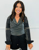 Denim Studded Bolero Shrug Jacket (Reg.) - 2 Colors