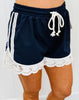 Lace Detail Shorts (Reg.) - 3 Colors