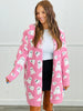 Pink Ghost Cloud Cardigan (One Size & Plus)
