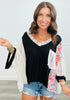 POL V-Neck Relaxed Fit Boxy Top Remix (Reg.)-3 Colors