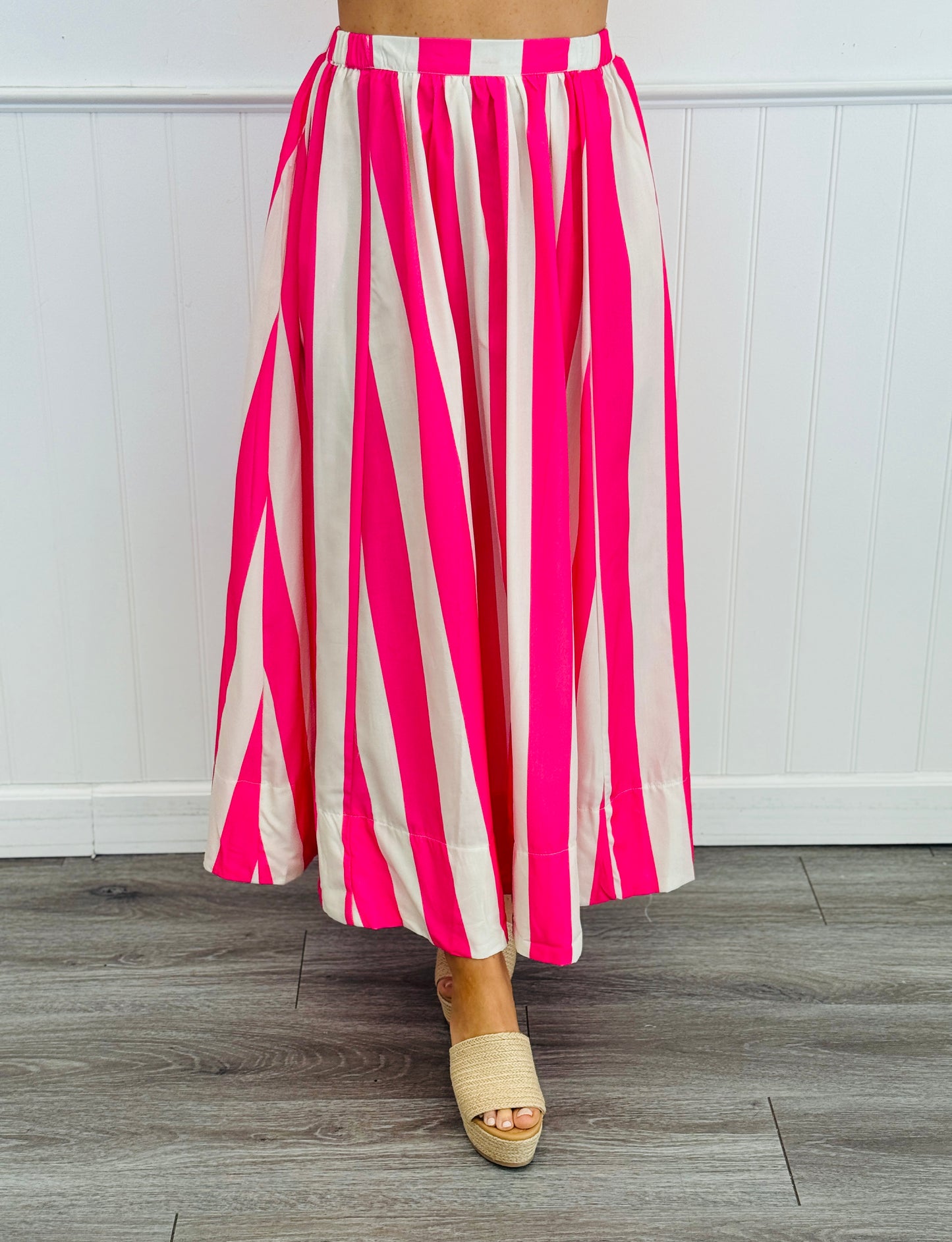Bold Stripe Maxi Skirt (Reg.)-2 Colors
