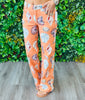 Terracotta Sea Life Straight Leg Pants (Reg.)
