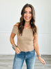 Off Shoulder Fitted Ribbed Top (Reg.)- 3 Colors