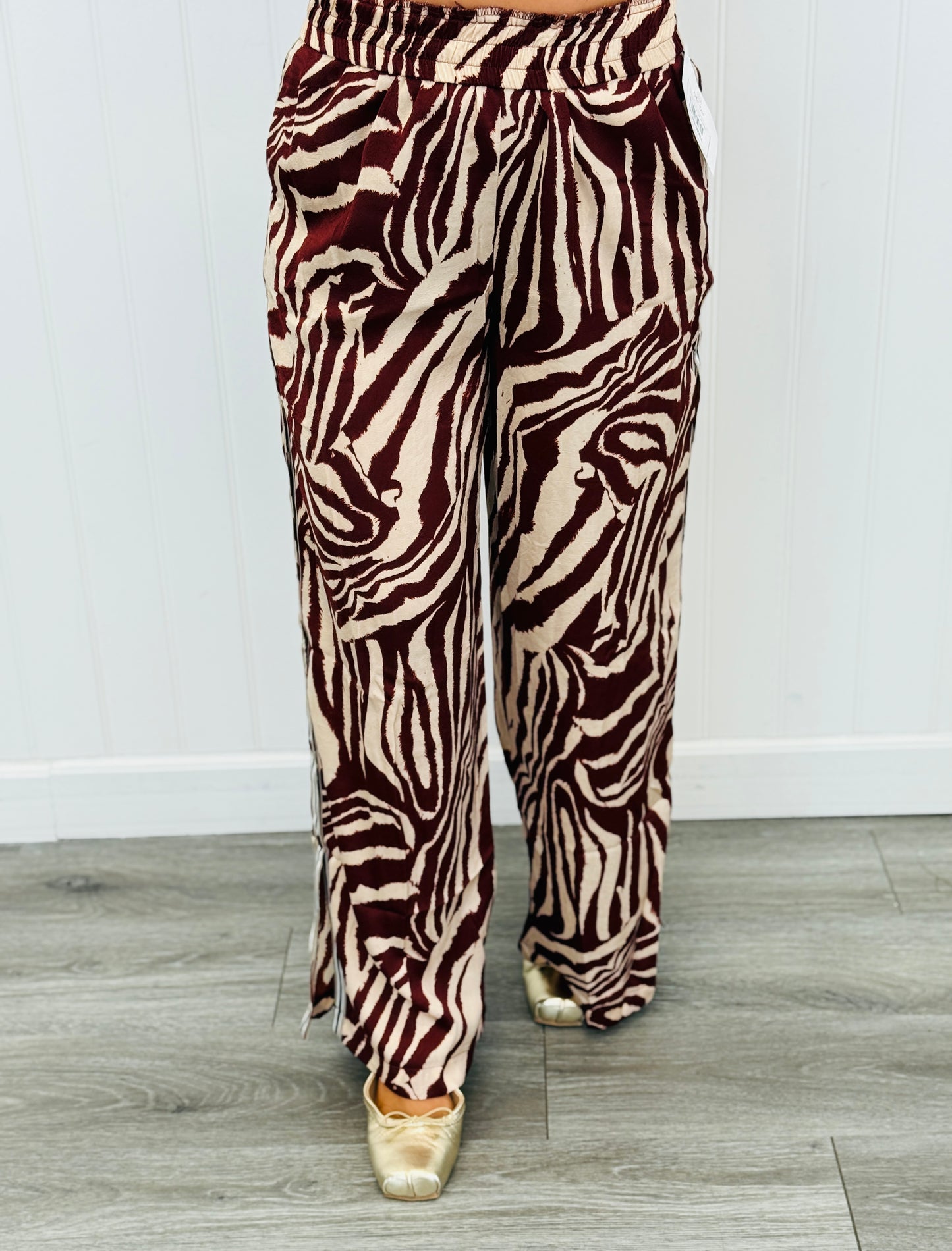 Wild Mirage Zebra Print Pants (Reg & Plus)