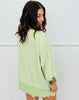 Candy Stripe Merrow Edge Sweatshirt Top (Reg.) - 2 Colors