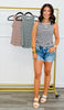 Stripe Fitted Tank Top (Reg.)-3 Colors