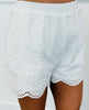 Sea Salt Eyelet Scalloped Shorts (Reg.)