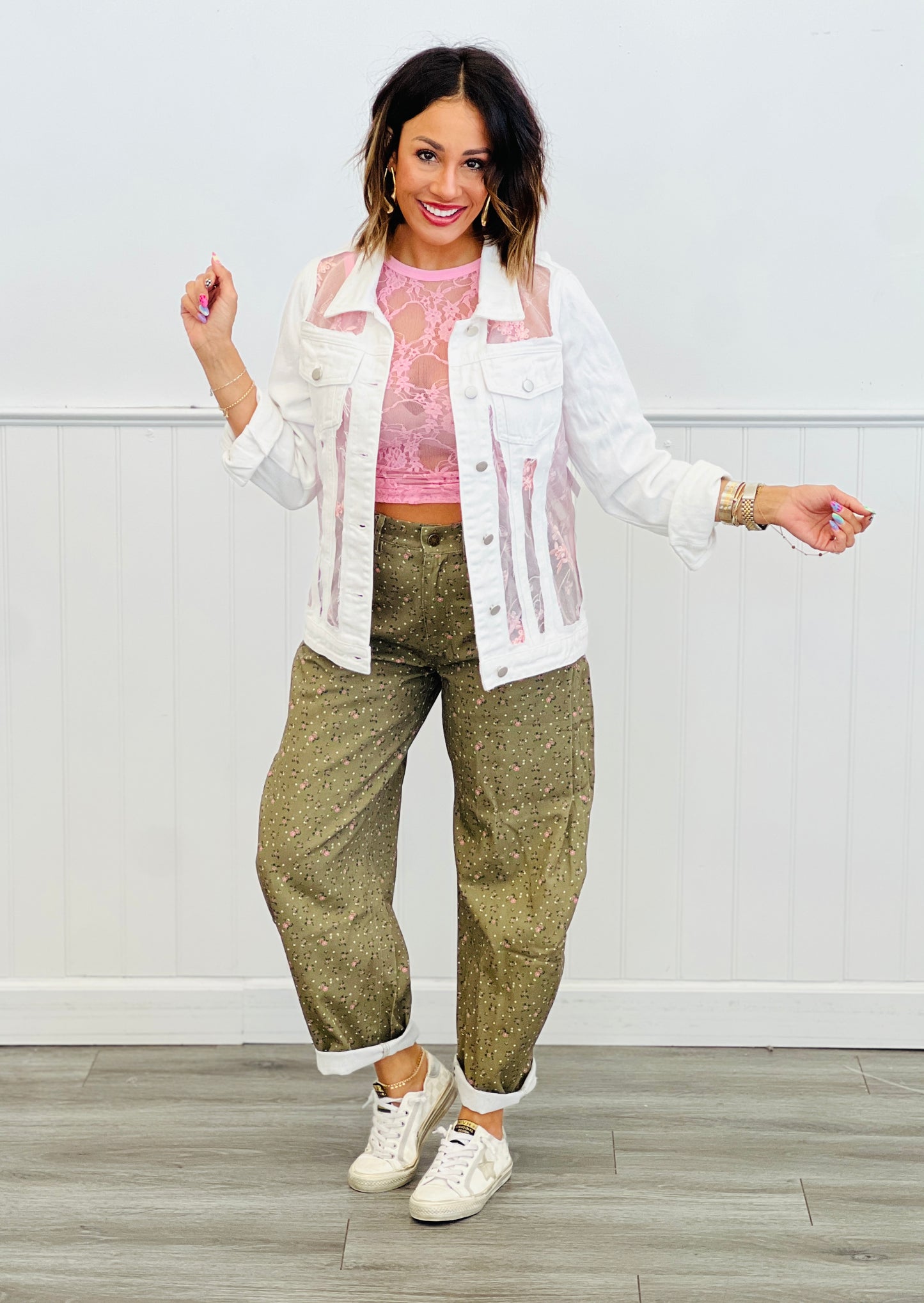 Over The Barrel Print Pants (Reg & Plus)-2 Colors