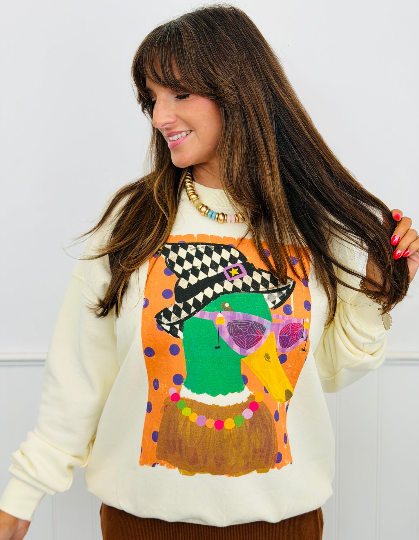 Spooky Mallard Sweatshirt (Reg. and Plus)