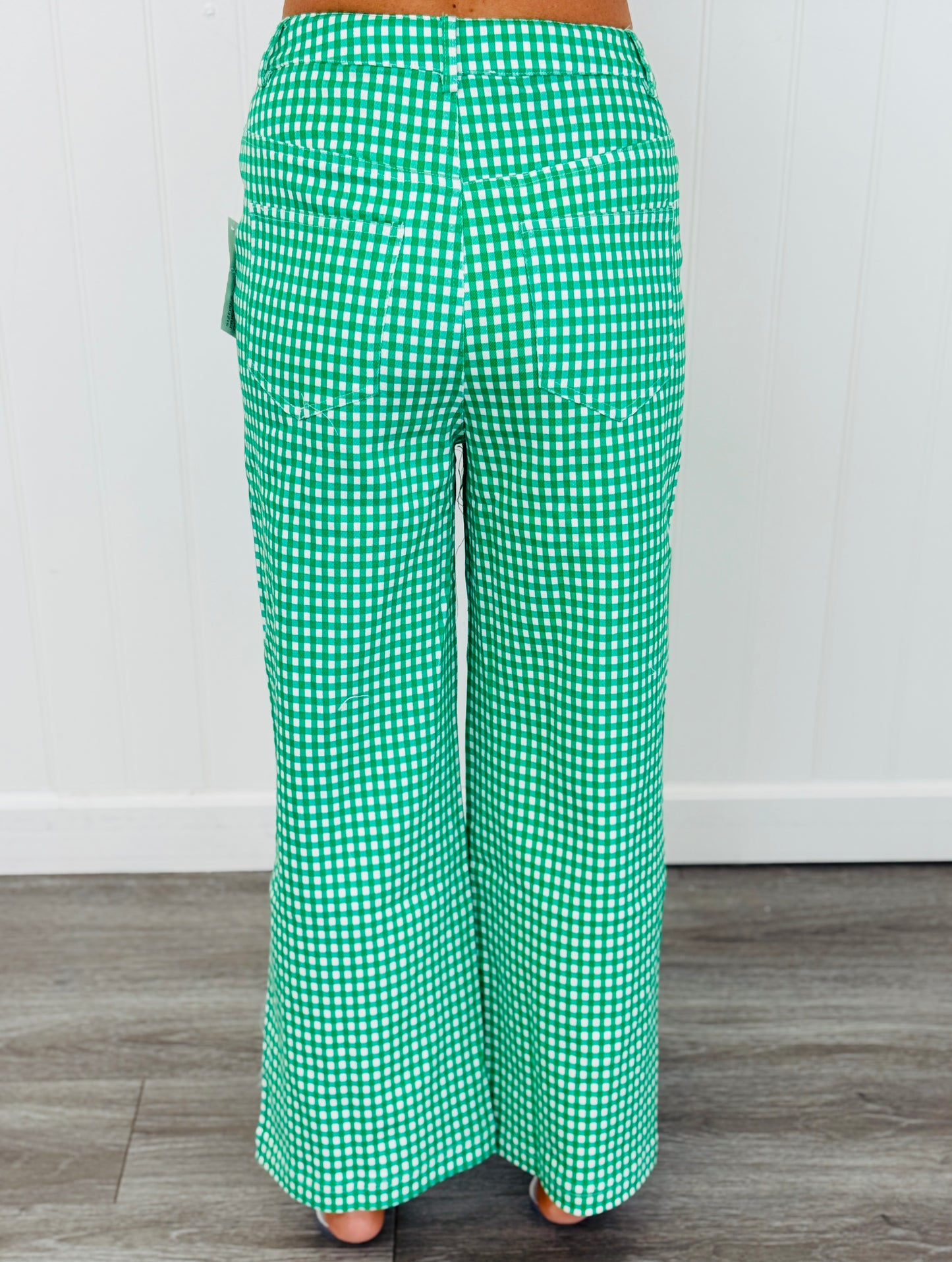 Gingham Straight Leg Pants (Reg.) - 7 Colors