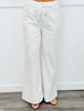 Judy Blue Summer House White Featherweight Palazzo Pants (Reg. and Plus)