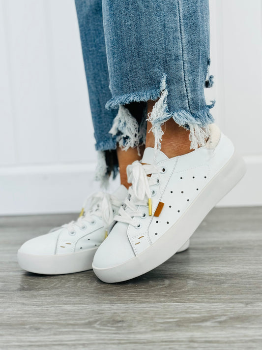 Leather White Step In The Right Direction Sneakers